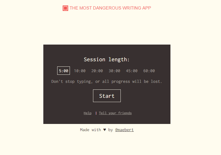 writing app