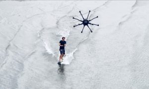 Alta 8 drone surfing