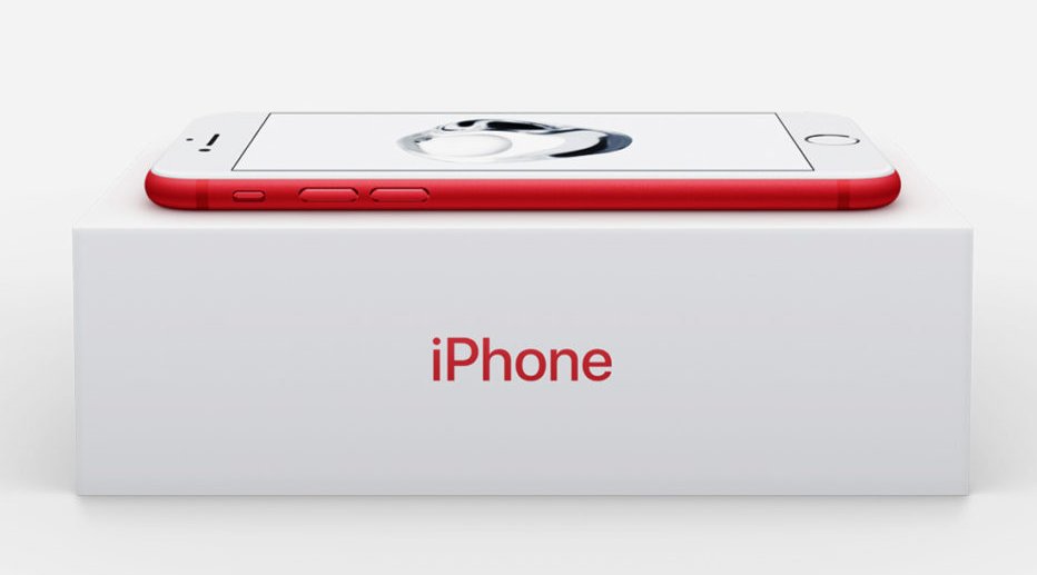 red iphone 