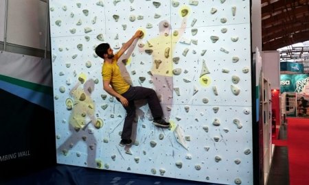 augmented climbing wall gaming