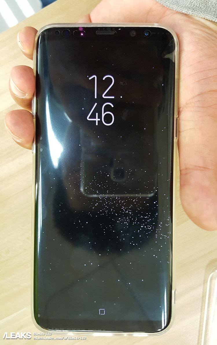 samsung galaxy s8 front leaks