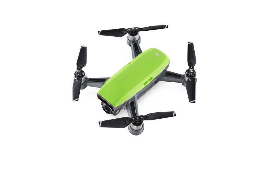 dji spark drone meadow green