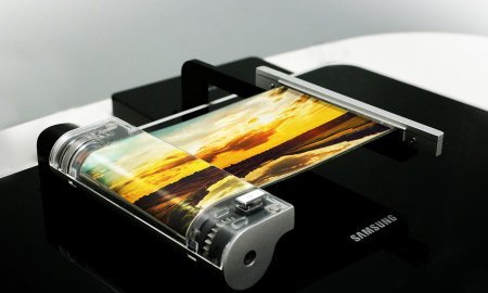 samsung stretchable rollout display concept