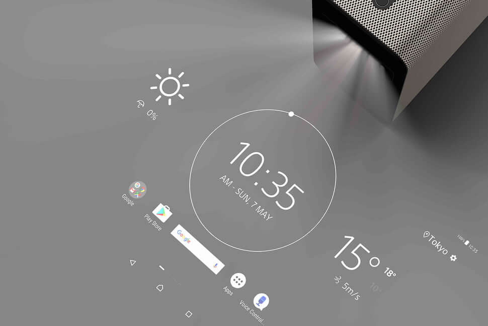 xperia touch interface