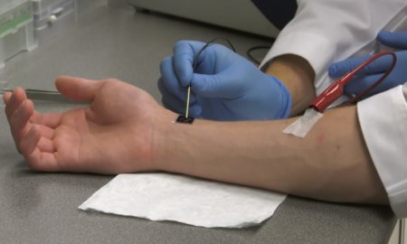 device nanochip healing tissue