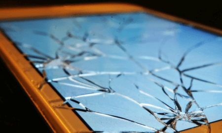 self healing glass polymer cracked screen