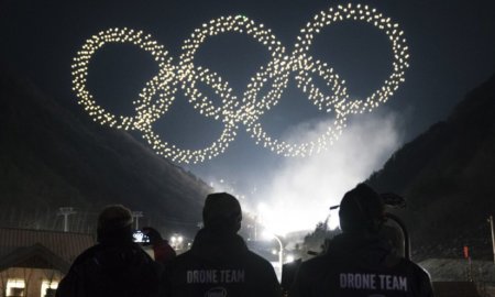 intel drone light show 2018 olympics