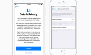 iOS 11.3 data and privacy battery health iphone