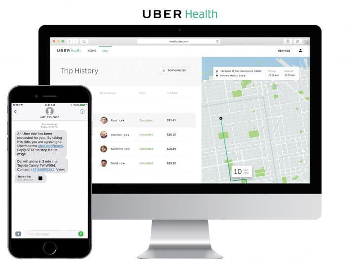 uber launches uber health