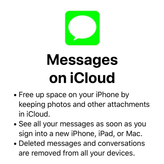 messages-on-icloud ios 11.4
