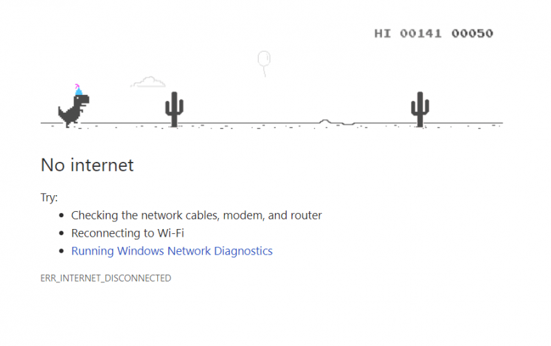 Google Chrome's 'No Internet' Dinosaur Just Turned Ten, He Got His Own Cake  And A Party Hat!