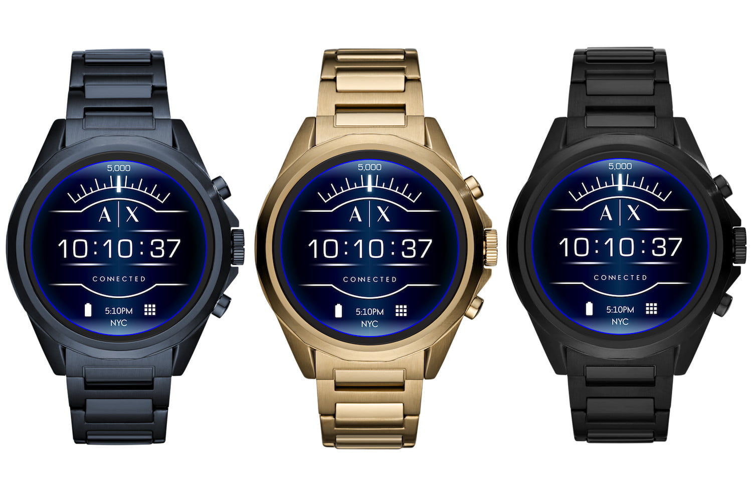 armani exchange connected smartwatch google wear os