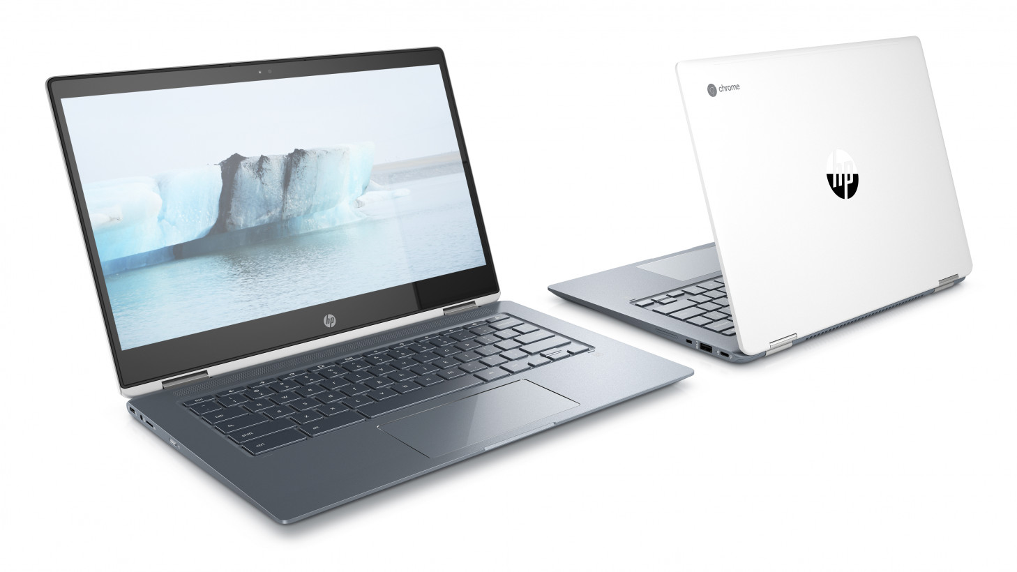HP x360-14 Chromebook white