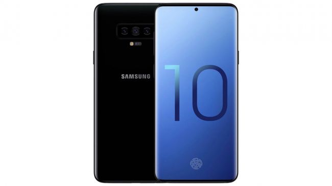 samsung galaxy s10 all-screen display concept renders
