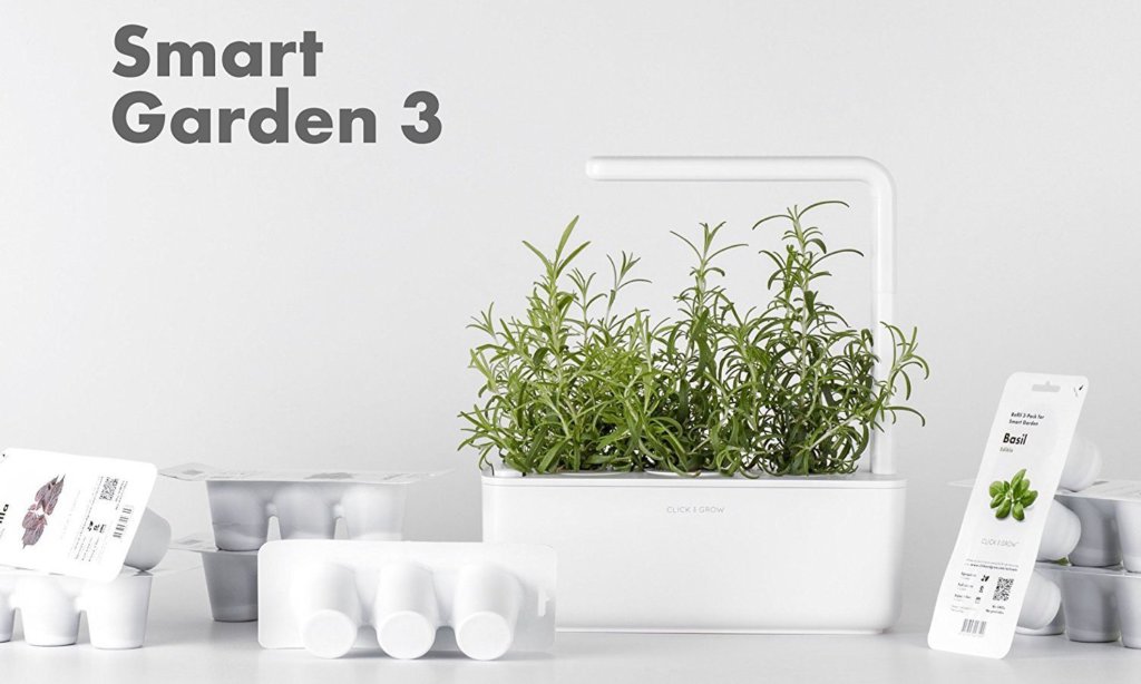Click & Grow Smart Garden 3 Indoor Gardening Kit best tech gifts for her 2018