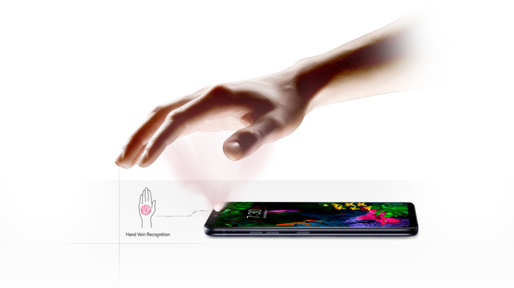 lg g8 thinq hand vein recognition