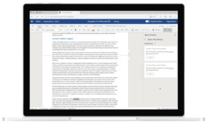 microsoft ideas word online ai spell check