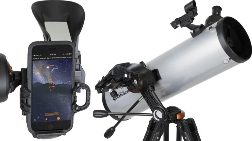 celestron star sense explorer telescope with phone app