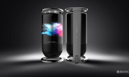 royole mirage smart speaker wraparound display ces 2020