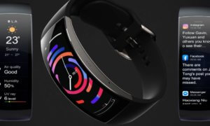 amazfit x ecg heart rated curved display smart band tracker
