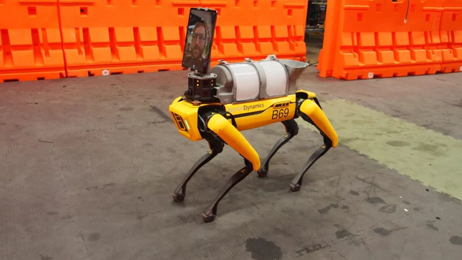 boston dynamics spot robotic dog covid 19 telemedicine