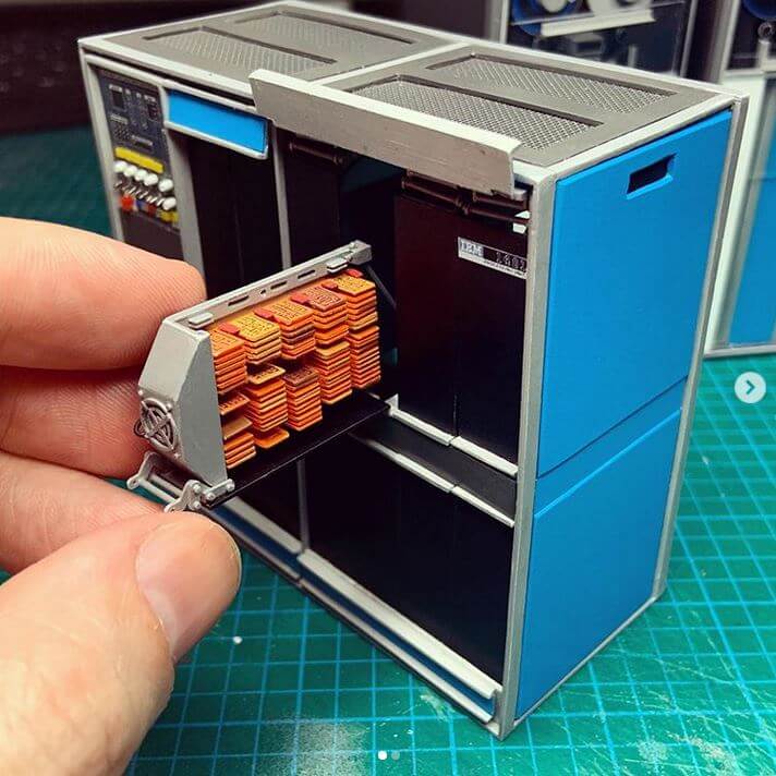 nicolas temese ibm 1401 mainframe miniature computer punchcards