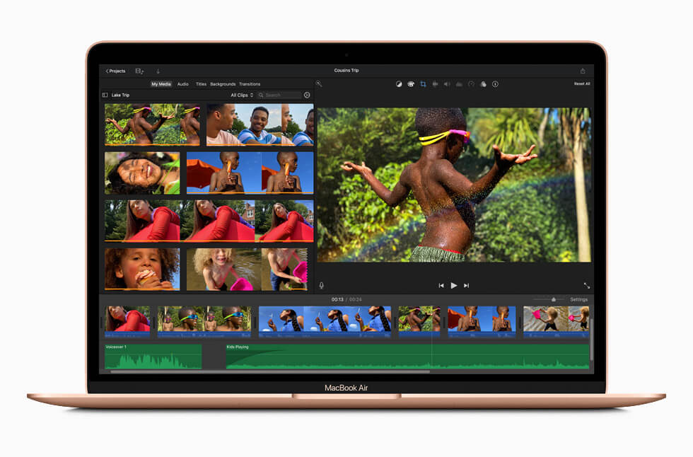new macbook air m1 video editing