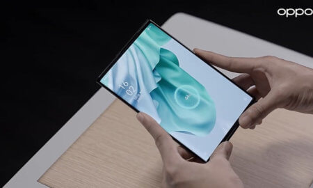 Oppo Air Charging Demos on Oppo X 2021 Rollable