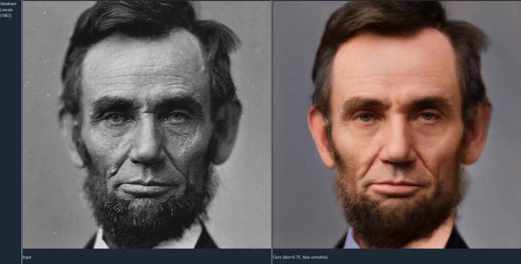 time travel rephotography abraham lincoln