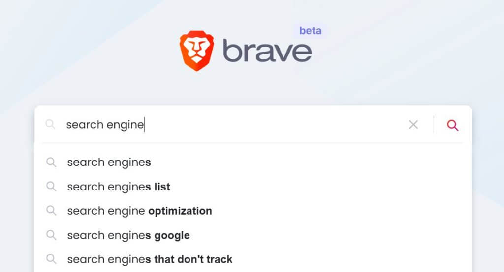 Brave search engine