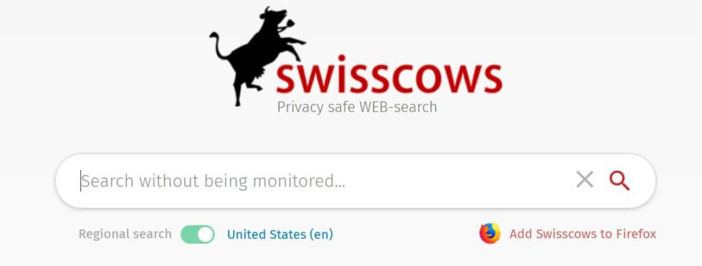 SwissCows search engine