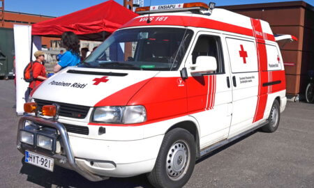 red cross ambulance